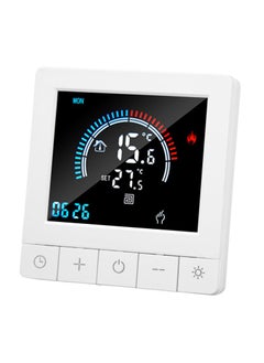 Buy Programmable Touchscreen Smart Floor Heating Thermostat - Living Room for Bedroom Dining Room for Temperature Control Equipment for Underfloor Heating (3A WiFi with Linkage) in Saudi Arabia