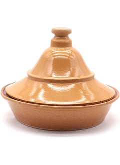 اشتري Casserole With Lid 9.5 Inch Spanish Made By Healthy Pottery Stewter Spanish Pottery Lid Saucer في السعودية