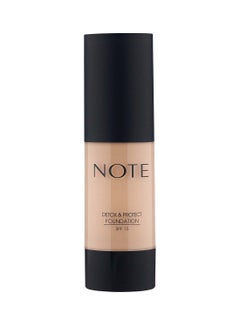 Buy Note Detox And Protect Foundation 02 Pump - Natural Beige in UAE