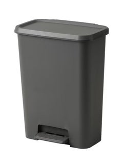 اشتري Waste Pedal bin, dark grey, 50 l في الامارات