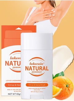 Buy Natural Deodorant Stick Lasts All Day Safe and Cruelty Free Long Lasting Odor Control Natural Deodorant for Women and Men Under armed Deodorant Stick citrus and Herbal Musk in UAE