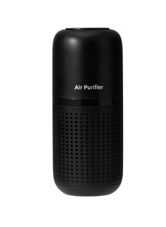 Buy USB charging touch car air purifier desktop mini PM2.5 black in UAE