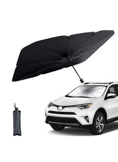 Buy Foldable Car Sun Shade Umbrella - iLaa Shop in UAE