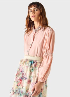 Buy Embellished Button Down Shirt in Saudi Arabia