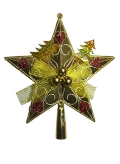 Buy Christmas Tree Star Top Decoration Xmas Tree Top Star 27cm Five-Pointed star Christmas ornament, Christmas Tree Topper Decoration, Xmas Ornament Party Home Decor. in UAE