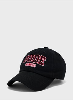 Buy Dude Slogan Curve Peak Cap in Saudi Arabia