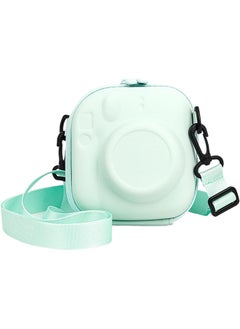 Buy Universal Protective Camera Case for Fujifilm Instax Mini 12 11 9 8 SE 7+ 40, Instant Camera Bag Hard EVA Case with Shoulder Strap- Mint Green in UAE