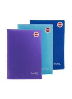 Buy Notepad Lined Pin 40 Sheets A6 12-355 Plastic Cover Random Colour in Egypt