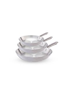 Buy Aluminium Super Power Frying Pan Set 3 Piece in Egypt