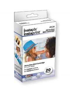 اشتري Instaprint 2 pack Instaprint Cartridges with 20 Total prints for Minolta Instapix Cameras & Bell+Howell Instaprint Bluetooth Printers في الامارات