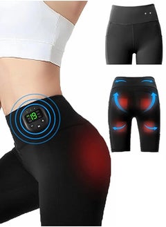 Buy High Waist Shorts Yoga Pants with Rechargeable EMS Muscle Stimulator - Ultimate Buttock Trainer for Women in UAE