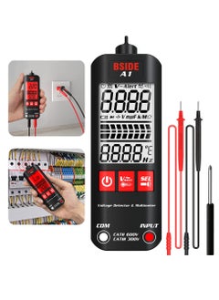 اشتري Automatic Anti-Burn Intelligent Digital Multimeter Zero and Fire Wires Tester Non Voltage Detector Fast Accurately Measures Voltage Current Conductor On/Off Color Ring Resistance في الامارات