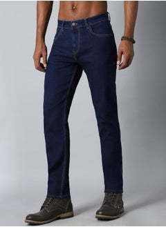 اشتري Mid Rise Straight Fit Stretchable Jeans في السعودية