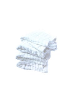 Buy ORiTi Burp Cloths 4 Pack Large 20" by 10" 100% Cotton 6 Layers Extra Absorbent and Soft in UAE
