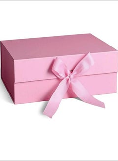 Buy 26*19*8cm Pink Gift Box with  Ribbon for Mother's Day,Valentine's Day,Birthdays,Party in Saudi Arabia