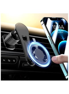 Buy Joyzzz Car Mount,  for MagSafe Car, 360° Rotation, Magnetic Phone Holder for Car, Cell Phone Holder for MagSafe iPhone 12/13/14 Pro Max, for All Smart Phones, Black in Saudi Arabia