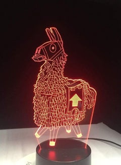Buy Beauty Remote Control Gift Llama 7/16 Colors Touch Table Desk Light LED Lava Lamp Acrylic Illusion Room in UAE