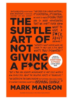 Buy The Subtle Art Of Not Giving A F*ck Paperback English by Harper Editor in Saudi Arabia