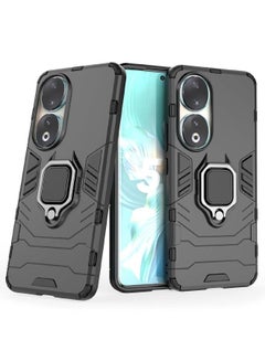 Buy Honor 90 Case, Built-in 360° Rotate Ring Kickstand, Military Grade Shockproof Test, Heavy Duty Shockproof Protective Case for Honor 90 (6.7"), Black in Saudi Arabia