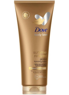 Buy Dove DermaSpa Summer Revived Medium to Dark Self Tanning Body Lotion 200 ml in UAE