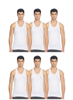 Buy Men's Cotton Vest (Pack of 6) in UAE