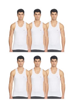 Buy Men's Cotton Vest (Pack of 6) in UAE