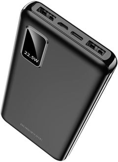 Buy Borofone Bj15 Wiseacre Fully Compatible Power Bank 22.5W, 10000Mah Its Versatility Makes It An Excellent Option For Charging Multiple Devices - Black in Egypt