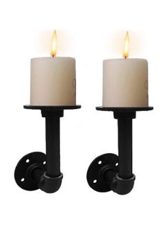 اشتري Candle Stick Holder - Retro Industrial Pipe Stype Candle Holder 1 في الامارات