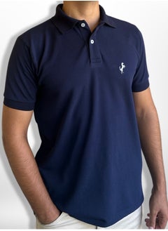 Buy Horse Polo Classic Polo Shirt, Navy blue in Egypt