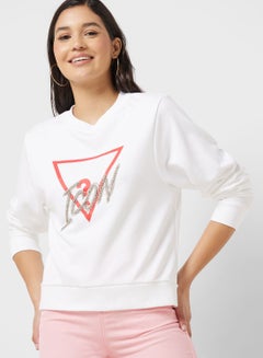 Buy Crew Neck Graphic Sweatshirt in UAE