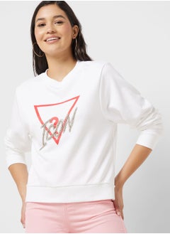 Buy Crew Neck Graphic Sweatshirt in Saudi Arabia