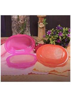 Buy Plastic Soap Dish - 2 Pcs color may very in Egypt