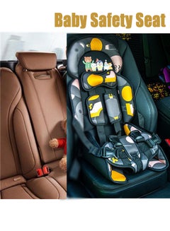 Buy Auto Child Safety Seat Kids Compact Foldable Car Safety Seat for Car Protection Travel Car Seat Accessories for Childs(Yacht Bear) in Saudi Arabia