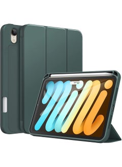 Buy Case for iPad Mini 6 (8.3-Inch 2021 Model) with Pencil Holder Support 2nd Pencil Charging Slim Tablet Cover with Soft TPU Back Auto Wake/Sleep in Saudi Arabia