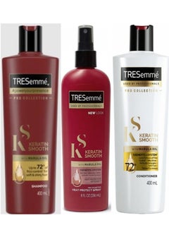 Buy Keratin Softness Hair Care Collection0400+400+236ml in Saudi Arabia