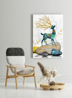 Buy Canvas Painting-Deer Design in Saudi Arabia