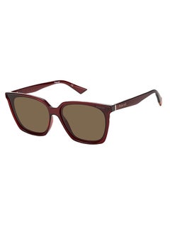 Buy Women Square Sunglasses PLD 6160/S  RED 62 in Saudi Arabia