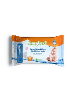 Buy Snugberi Water Baby Wipes 60's in UAE