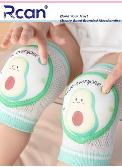 Buy Baby Crawling Toddler Anti-Slip Anti-Fall Knee Pad Elastic Breathable Cartoon Leggings Suitable for Baby Boys Girls Free Size in Saudi Arabia