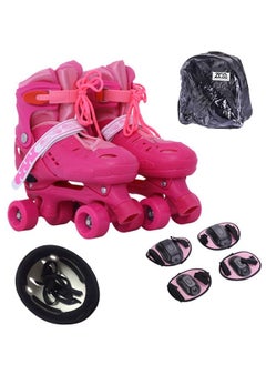 Buy Kids Unisex Four Wheel Roller Skating Shoes in UAE