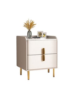 اشتري European-style Light Luxury Bedside Table With Drawers 40*40*50cm في السعودية