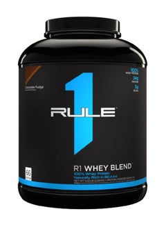 اشتري Rule1 R1 Whey Blend 5lbs-Chocolate Fudge في الامارات