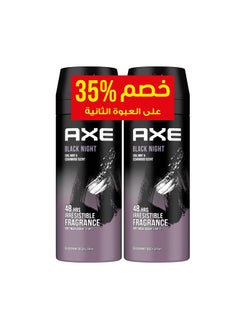 اشتري Body Spray For Men Black Night Pack Of 2 في مصر