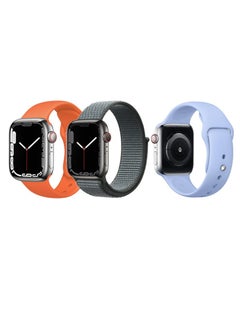 Buy 3pcs Watchband Replacement for Apple Watch 49/45/44/42mm Series 8/7/6/5/4/SE in UAE