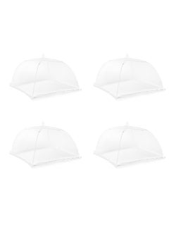 اشتري 4 in 1 Mesh Food Cover Tent Large Size Umbrella Food Cover Avoid flys and insects flying into your food  Indoor and Outdoor Use  Camping Utensil في الامارات