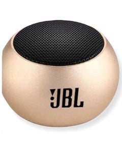Buy Mini Wireless Speaker with Bluetooth (Gold) in Egypt