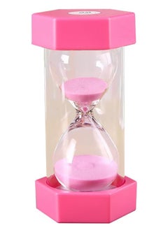 Buy Sand Timer, 30 Minutes Creative Vintage Hourglass for Office Home Kitchen Desktop Decoration (30 min, Pink) in UAE