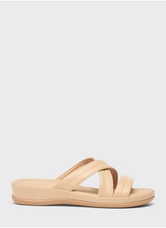 اشتري Multi Strap Wedge Sandals في الامارات