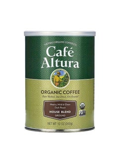 اشتري Organic Coffee House Blend Ground Dark Roast 12 oz  340 g في الامارات