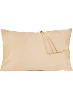 Buy Cotton Pillowcases- Breathable, Easy to Wash, Standard Size 50 x 75cm, Set of 2 Pack, with Envelope Closure in Saudi Arabia